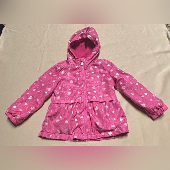 Dkny Other - DKNY Pink Kids Raincoat with‎ Heart Pattern
